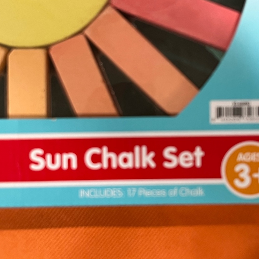 6/$25 Vibrant Sun Chalk Set for Kids - Picture 5 of 8